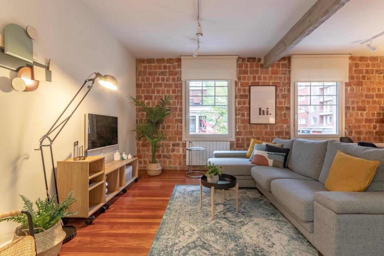 Gran Apartamento Con Estilo En El Centro De Bilbao Exteriör bild
